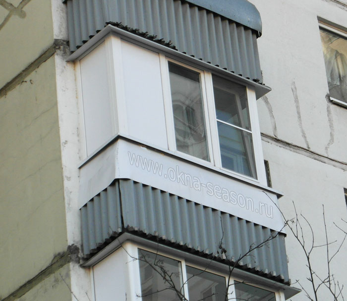 остекление балкона в серии П-3